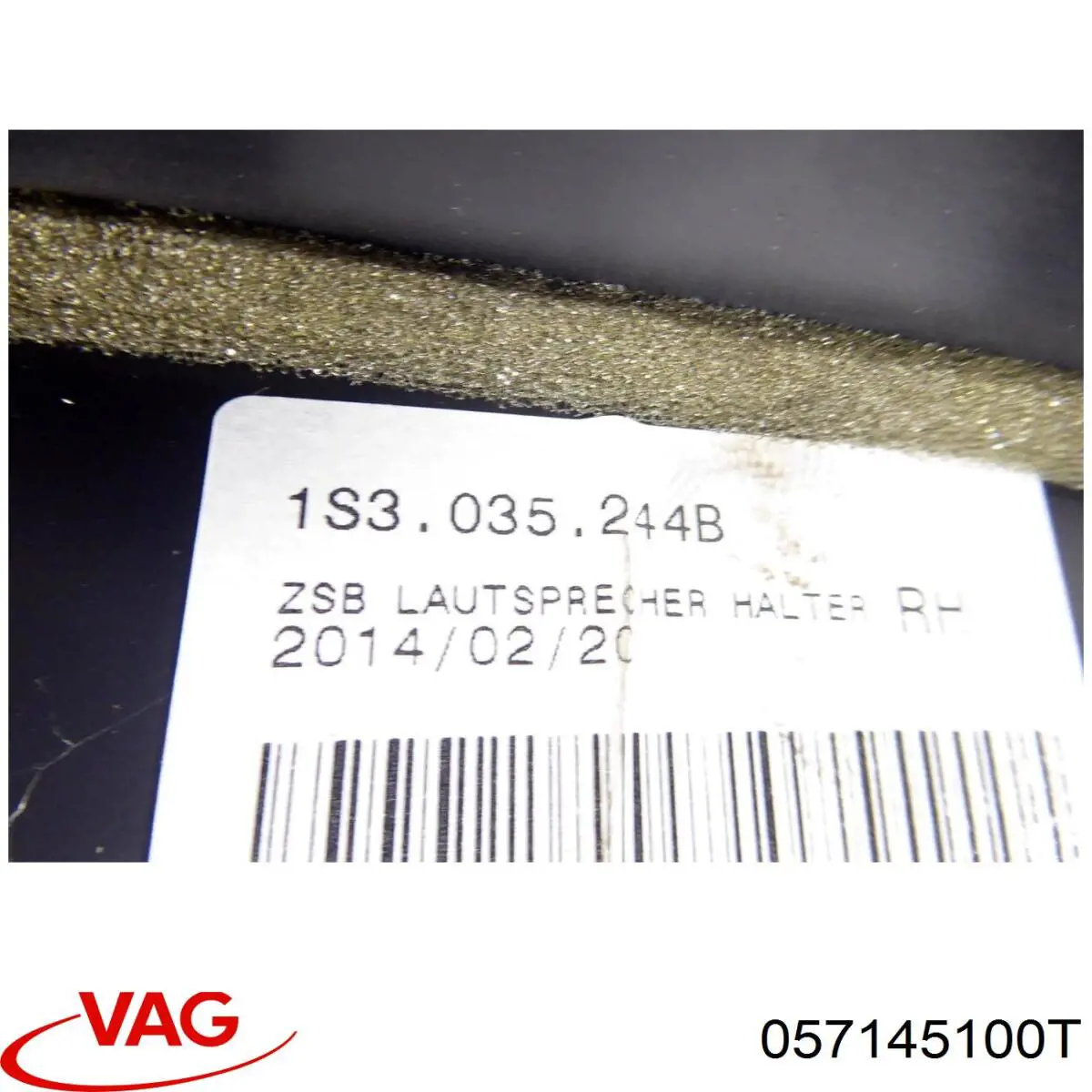 Do koszyka 057145100T VAG Pompa podciśnienia