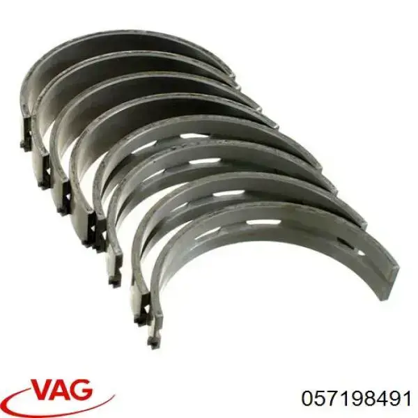 Panewki główne wału korbowego, zestaw, standardowe (STD) VAG 057198491 cena, od 41,21 USD