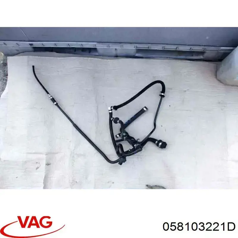Króciec wentylacji kadłuba (separatora oleju) VAG 058103221D cena, od 9,58 USD