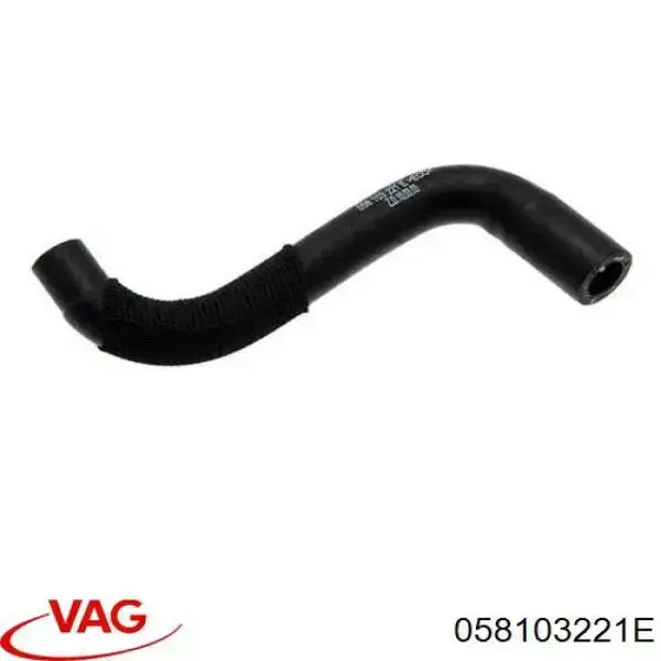 Króciec wentylacji kadłuba (separatora oleju) VAG 058103221A cena, od 9,58 USD