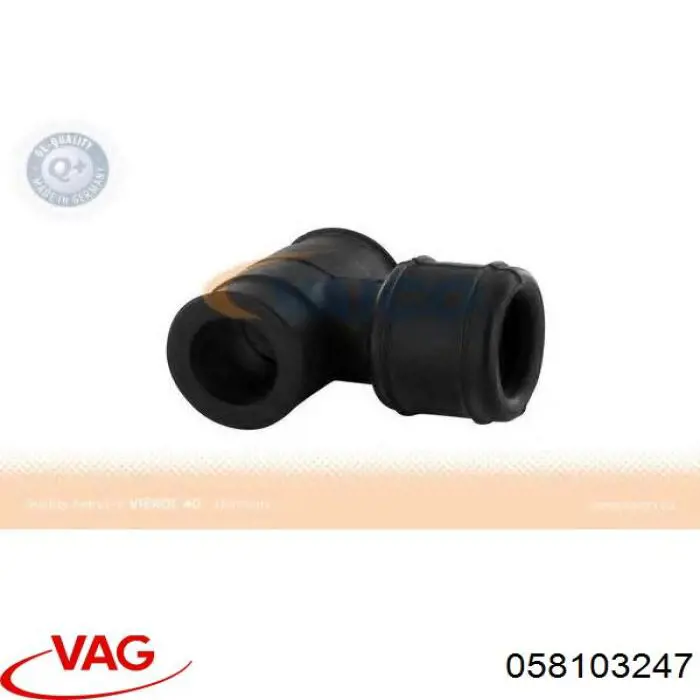 Króciec wentylacji kadłuba (separatora oleju) VAG 058103247 cena, od 5,83 USD