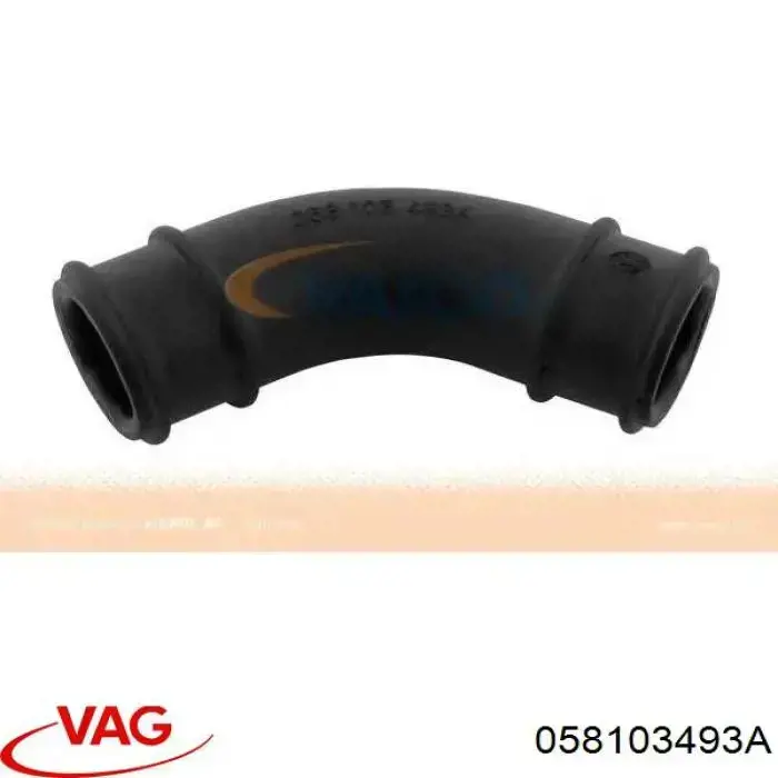 Króciec wentylacji kadłuba (separatora oleju) VAG 058103493A cena, od 7,55 USD
