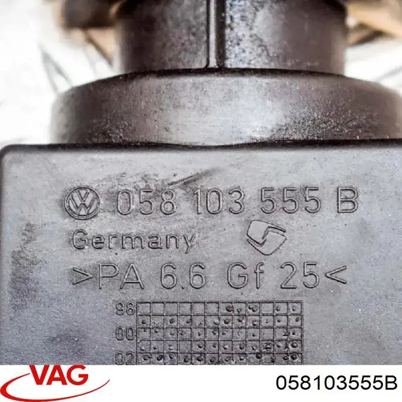 Do koszyka Separator oleju układu wentylacji kadłuda (bloku silnika)  Audi A6 C4 4A5