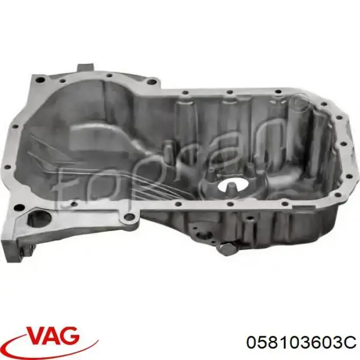 Miska olejowa silnika VAG 058103603C