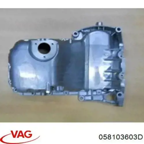 Miska olejowa silnika 058103603D VAG