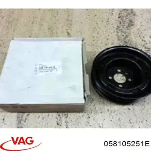 Koło pasowe wału korbowego VAG 058105251E cena, od 54,48 USD