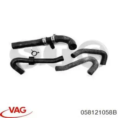 Do koszyka 058121058B VAG Przewód (króciec) układu chłodzenia