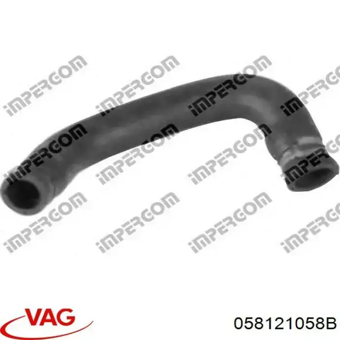 Przewód (króciec) układu chłodzenia 058121058B VAG