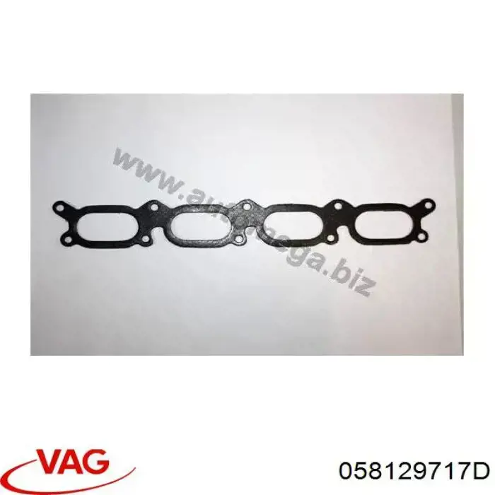 Do koszyka 058129717D VAG Uszczelka kolektora ssącego