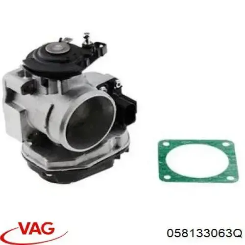 Przepustnica, komplet 058133063Q VAG
