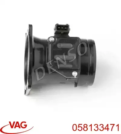 Do koszyka 058133471 VAG Czujnik przepływu powietrza, przepływomierz powietrza M.A.F.