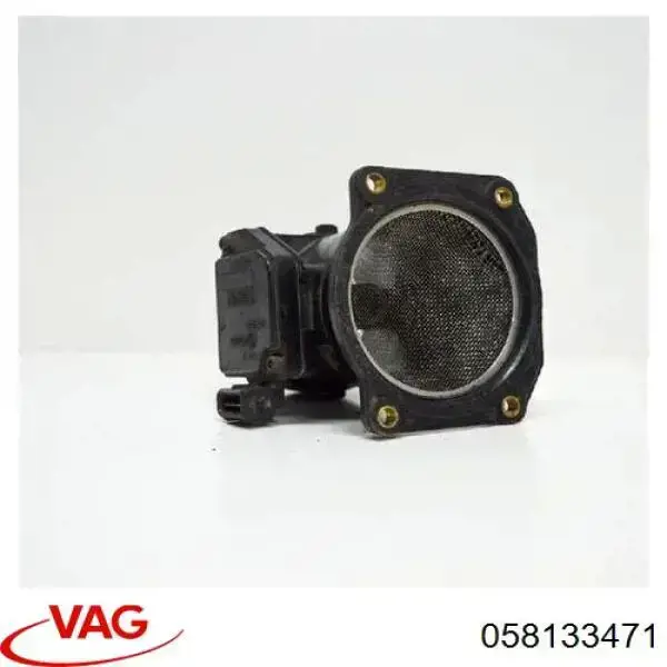 Do koszyka 058133471 VAG Czujnik przepływu powietrza, przepływomierz powietrza M.A.F.