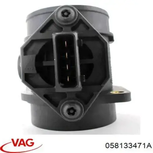 Do koszyka 058133471A VAG Czujnik przepływu powietrza, przepływomierz powietrza M.A.F.