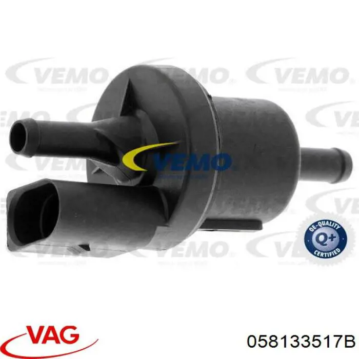 Zawór odpowietrzający zbiornika paliwa VAG 058133517B cena, od 35,27 USD