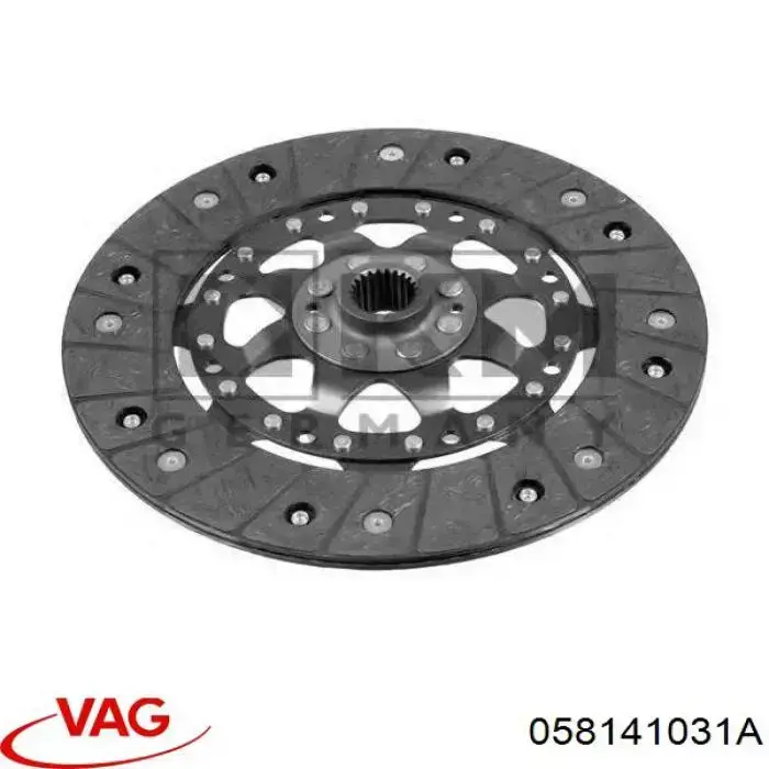 Do koszyka 058141031A VAG Tarcza sprzęgła