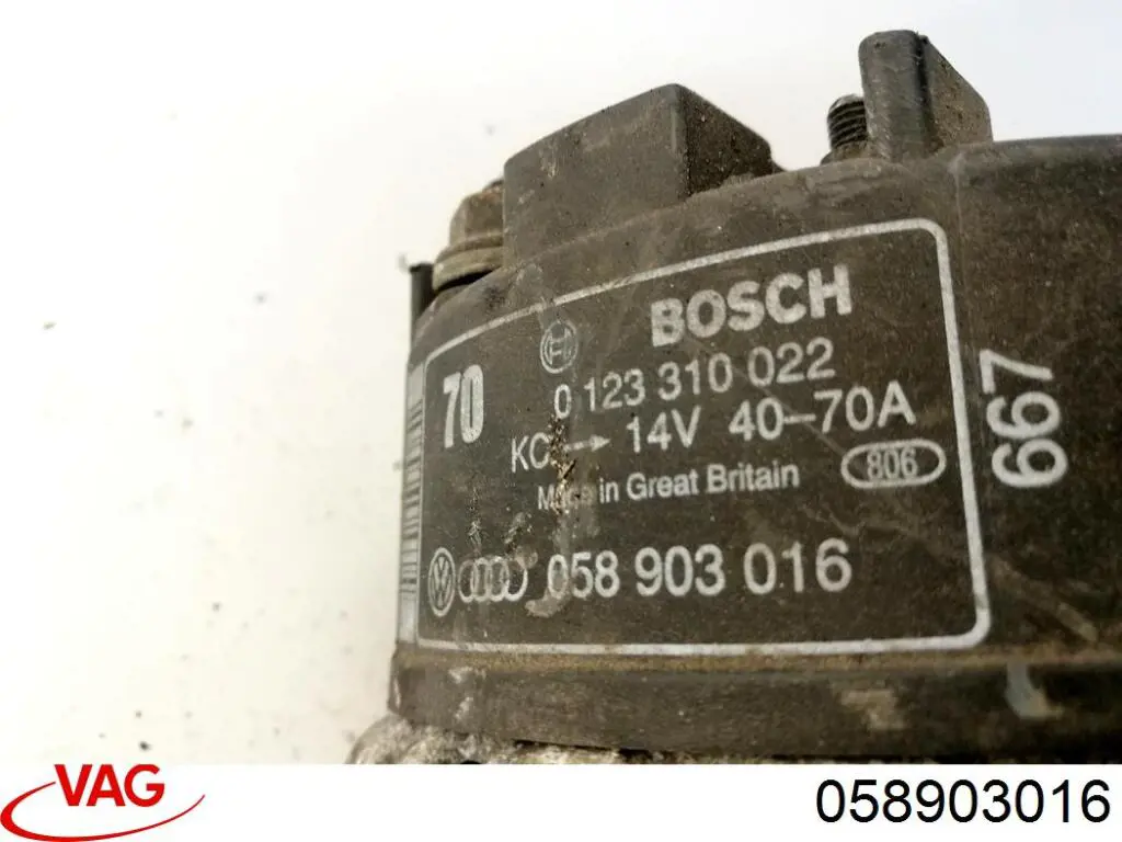 Alternator 058903016 VAG