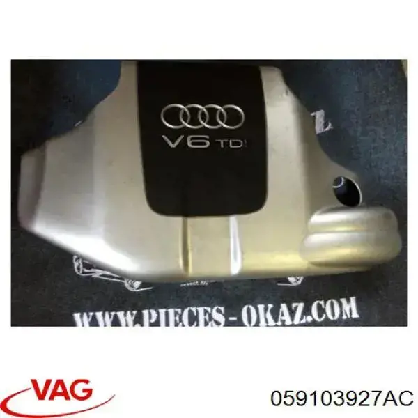 Do koszyka Pokrywa silnika dekoracyjna Audi A6 C5 4B2, 4B4