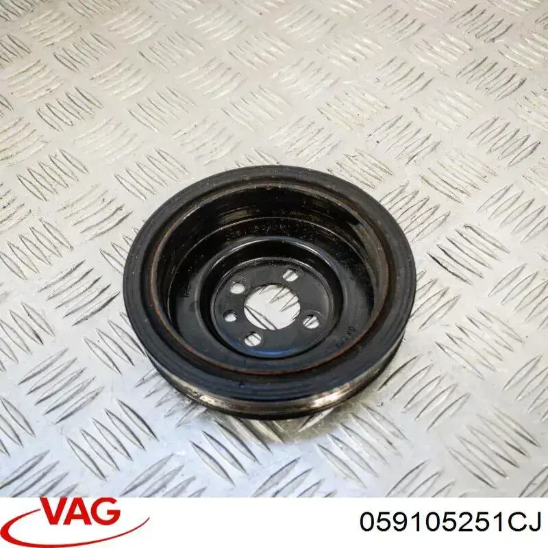 Koło pasowe wału korbowego VAG 059105251CJ cena, od 204,31 USD