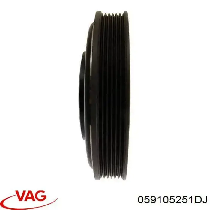 Koło pasowe wału korbowego VAG 059105251DJ cena, od 70,80 USD