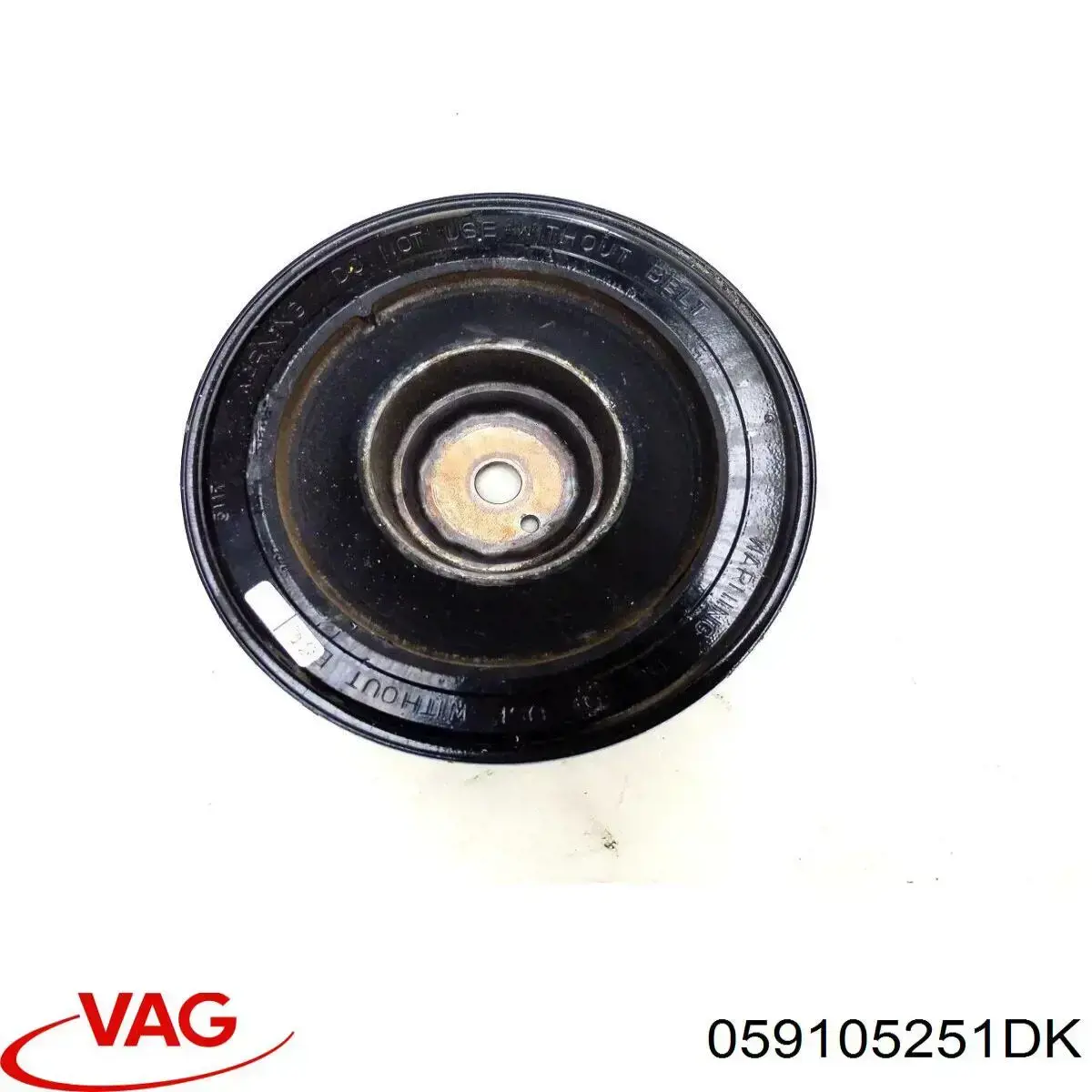 Koło pasowe wału korbowego VAG 059105251DK cena, od 2025,51 USD