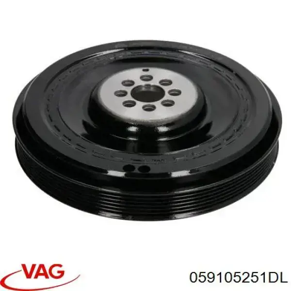 Koło pasowe wału korbowego VAG 059105251DL cena, od 130,82 USD