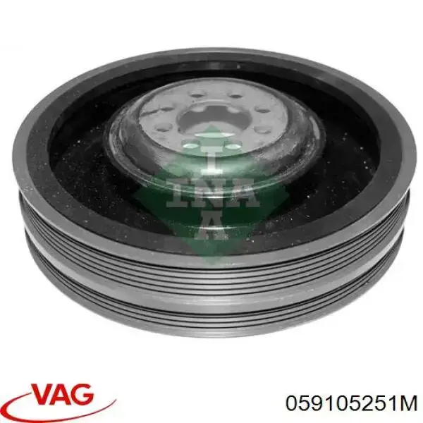 059105251M VAG Koło pasowe wału korbowego