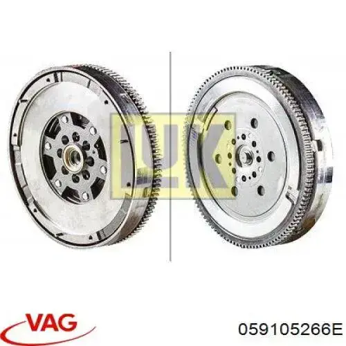 Koło zamachowe silnika VAG 059105266E cena, od 670,96 USD