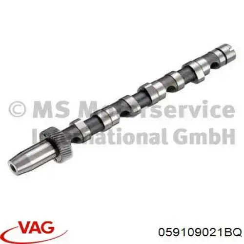 Wał rozrządu silnika ssący, dolotowy lewy VAG 059109021BQ cena, od 129,28 USD