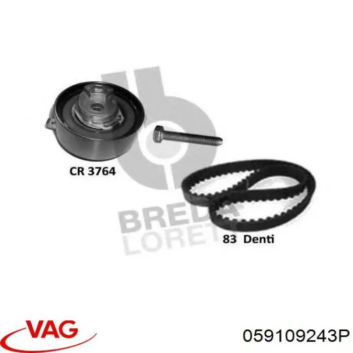 Rolka napinacza paska rozrządu 059109243P VAG