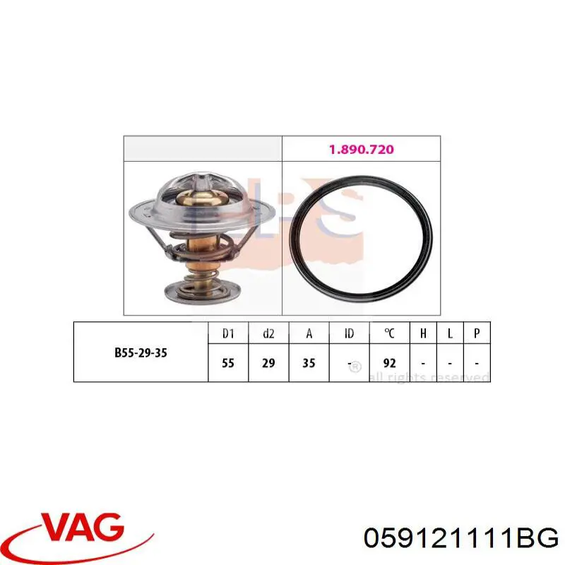 Obudowa termostatu VAG 059121111AQ cena, od 124,29 USD
