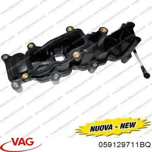 Kolektor ssący lewy VAG 059129711BQ cena, od 77,30 USD