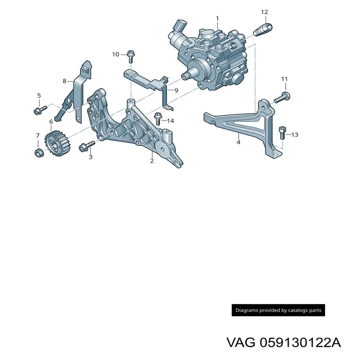 059130122A VAG Zawór zwrotny filtra paliwa
