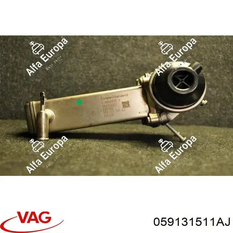 Chłodnica układu recyrkulacji spalin EGR VAG 059131511AJ cena, od 153,23 USD