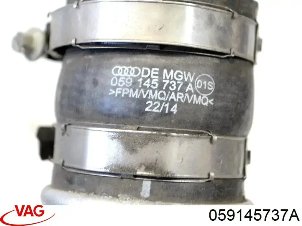 Do koszyka 059145737A VAG Przewód (króciec) intercoolera