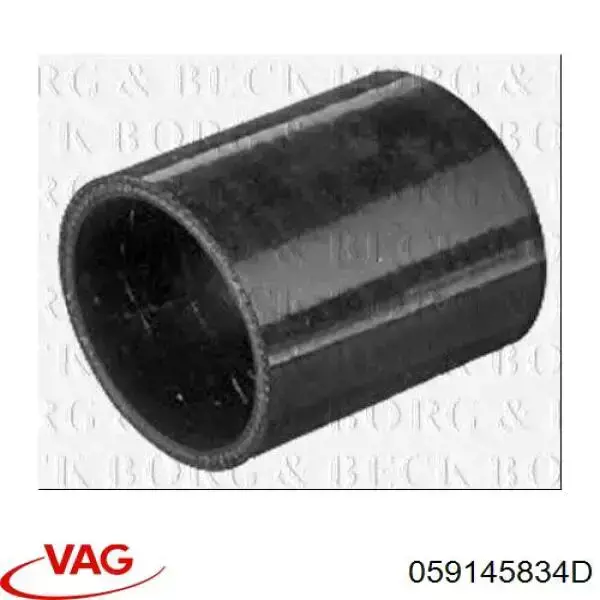 059145834D VAG Przewód (króciec) intercoolera