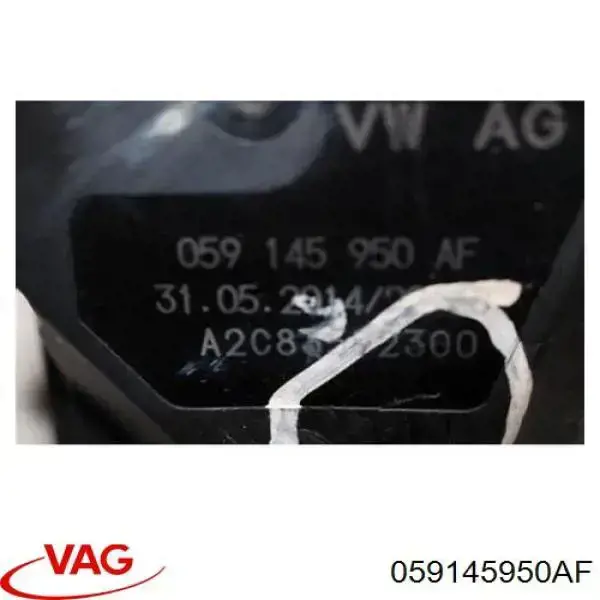 Przepustnica, komplet 059145950AF VAG