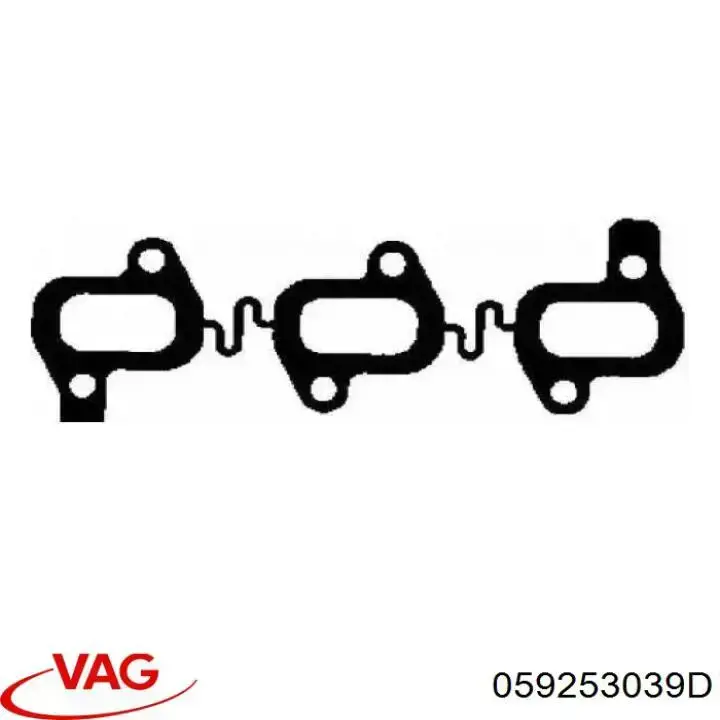 059253039D VAG Uszczelka kolektora wydechowego
