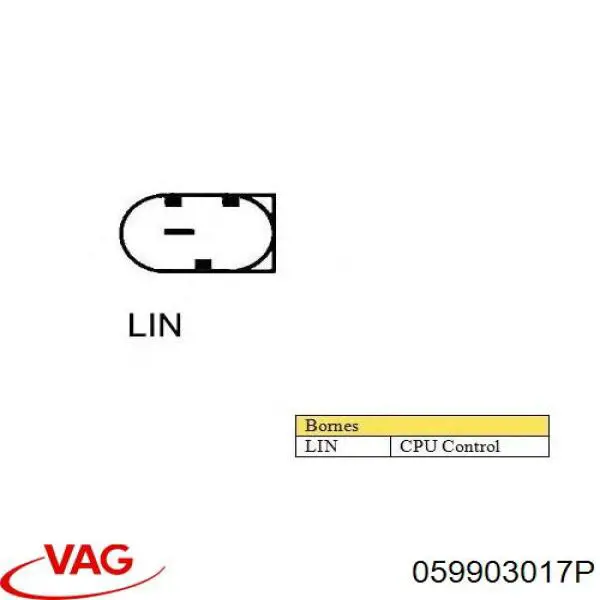 Alternator VAG 059903017P cena, od 463,58 USD
