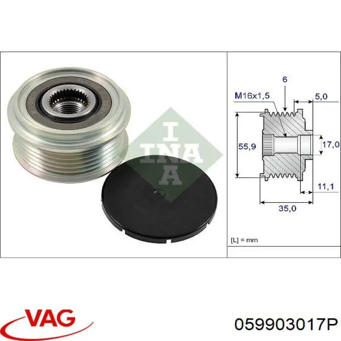 06E903018SX VAG alternator