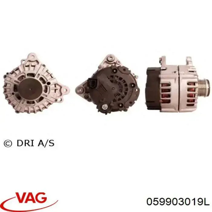 Alternator VAG 059903019L cena, od 379,54 USD