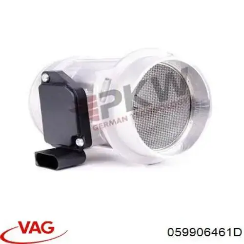 Do koszyka 059906461D VAG Czujnik przepływu powietrza, przepływomierz powietrza M.A.F.