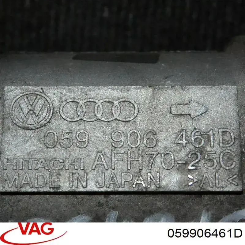 Czujnik przepływu powietrza, przepływomierz powietrza M.A.F. 059906461D VAG