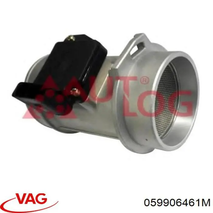 Do koszyka 059906461M VAG Czujnik przepływu powietrza, przepływomierz powietrza M.A.F.