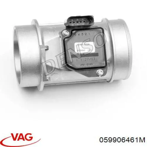 Czujnik przepływu powietrza, przepływomierz powietrza M.A.F. VAG 059906461M