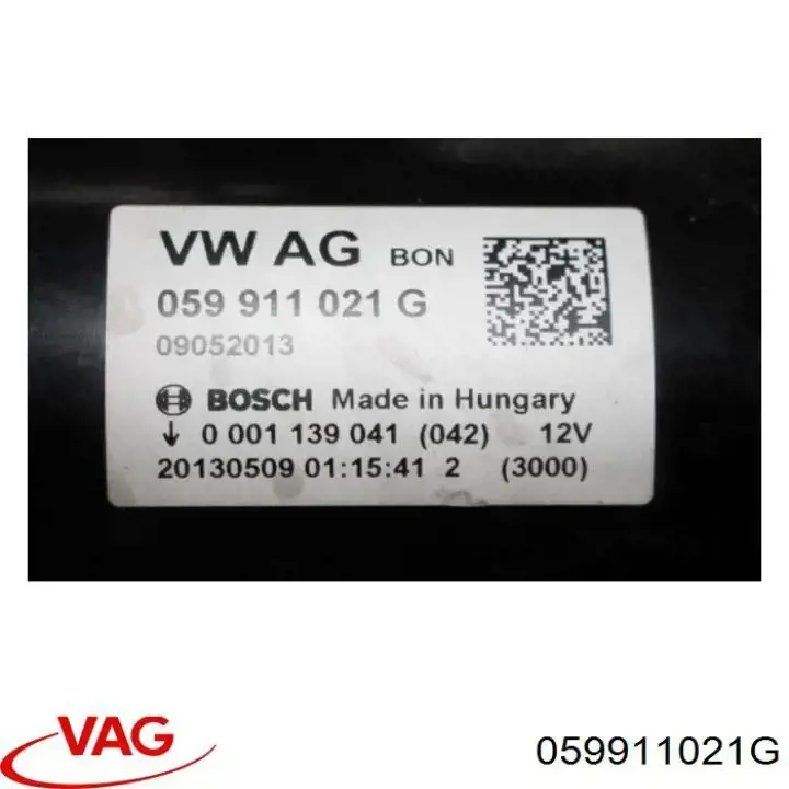 Rozrusznik VAG 059911021G cena, od 154,14 USD