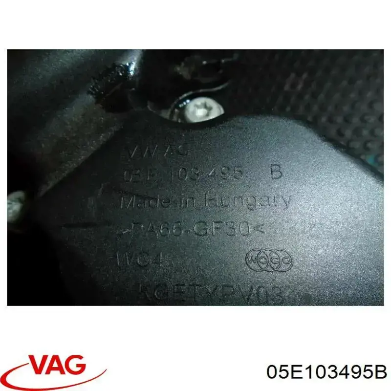 Zawór PCV odpowietrzający silnik VAG 05E103495B cena, od 59,43 USD