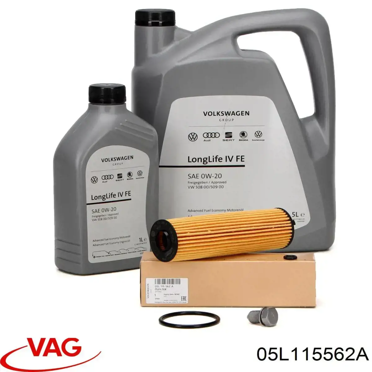 Do koszyka 05L115562A VAG Filtr oleju