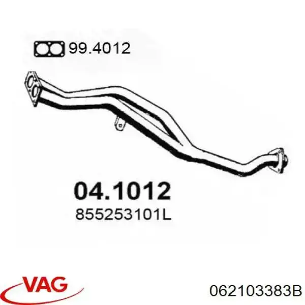 Uszczelka głowicy cylindrów 062103383B VAG