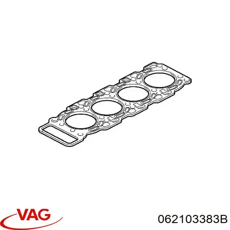 Uszczelka głowicy cylindrów VAG 062103383B cena, od 41,20 USD