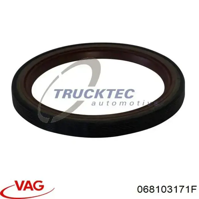 Uszczelniacz wału korbowego silnika tylny VAG 068103171F cena, od 21,66 USD